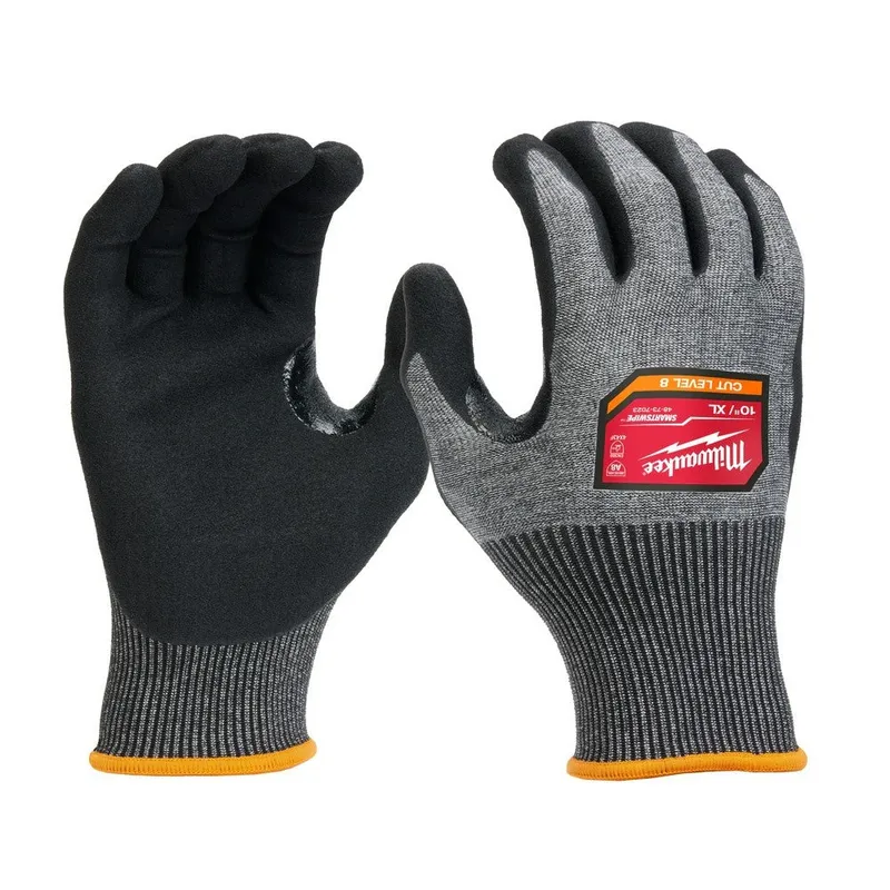 Milwaukee Cut Level 8 High-Dexterity Nitrile Dipped Gloves - XL