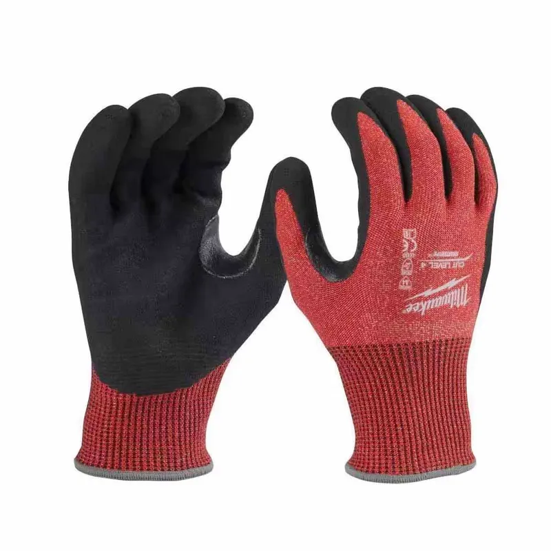 Milwaukee Cut Level 4 Nitrile Dipped Gloves - M