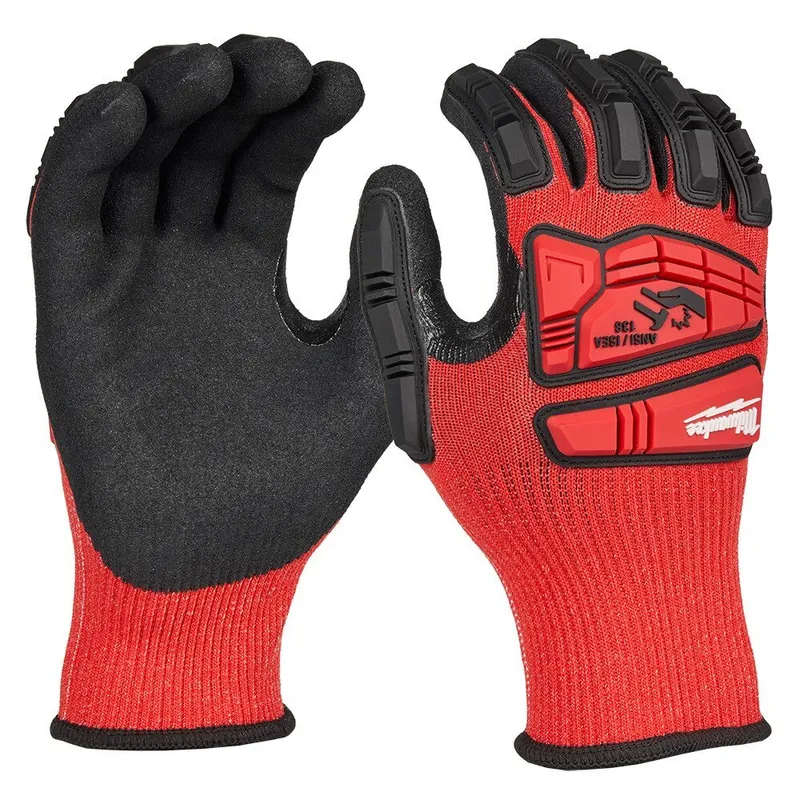 Milwaukee Impact Cut 3 Nitrile Dip Glove - S