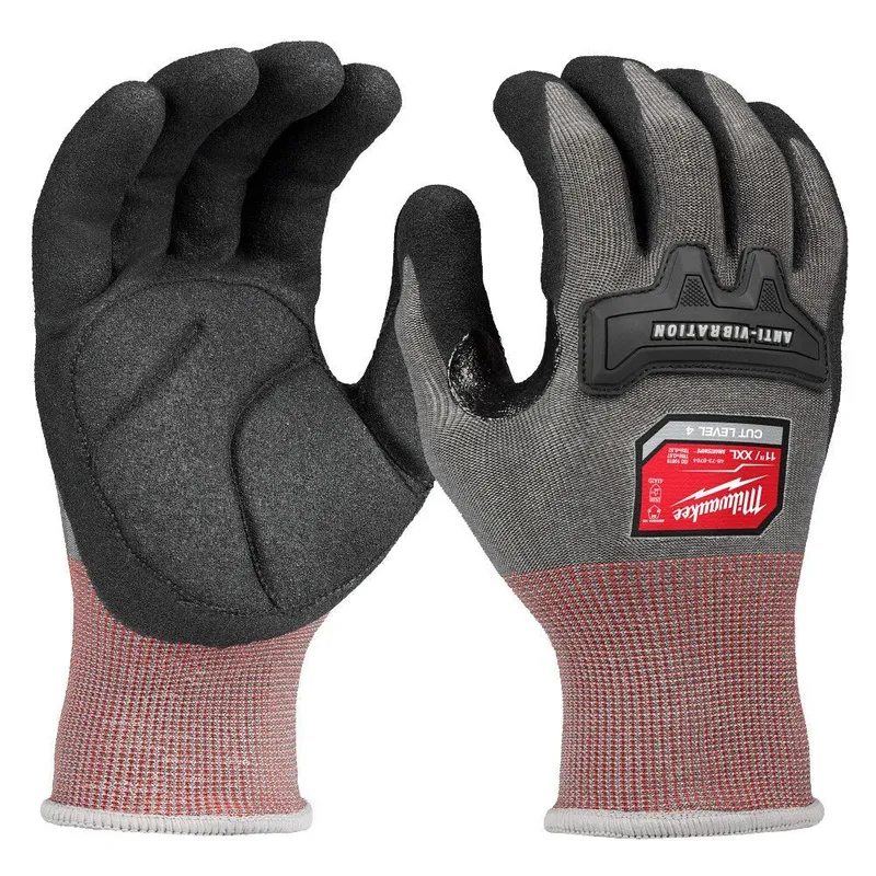 Milwaukee Anti-Vibration Cut Level 4 High Dexterity Nitrile Dipped Glove - XXL
