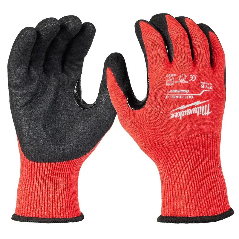 Milwaukee Cut Level 3 Nitrile Dipped Gloves - S