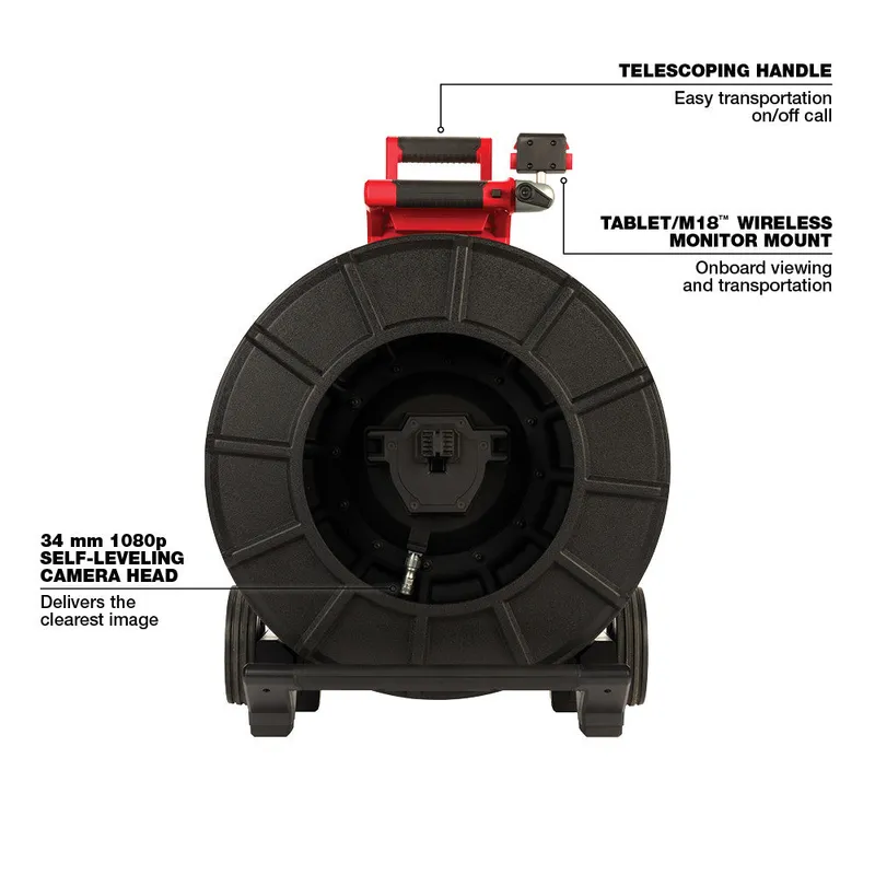 Milwaukee Milwaukee 200’ Pipeline Inspection Reel