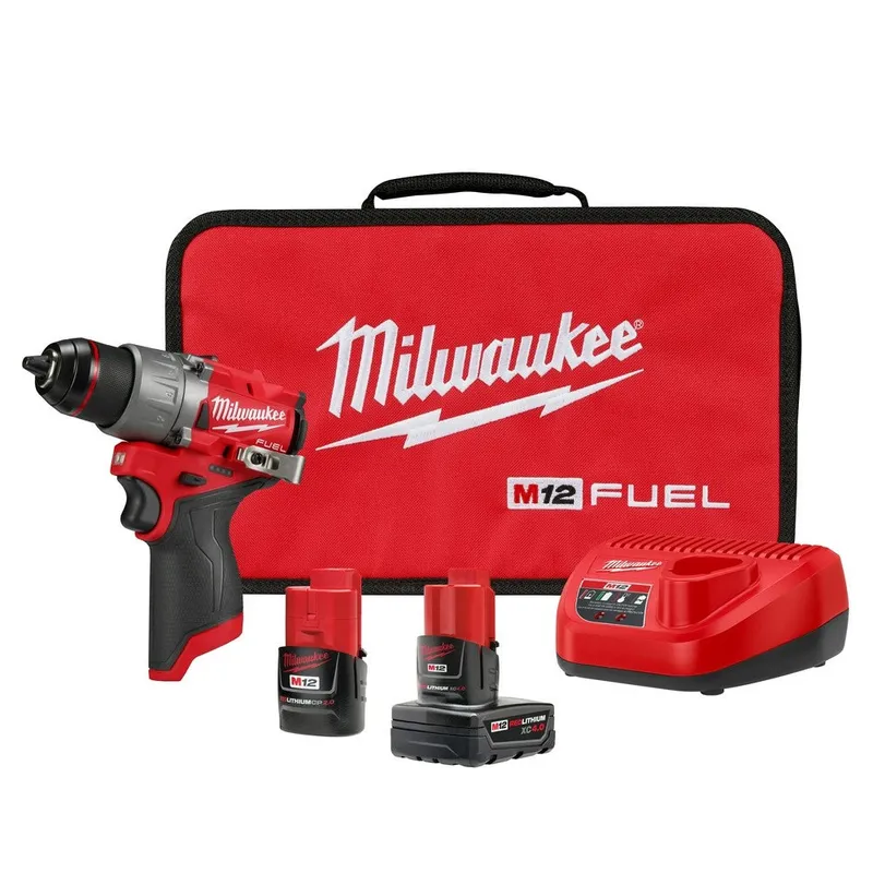 Milwaukee M12 FUEL 1/2" Drill/Driver Kit