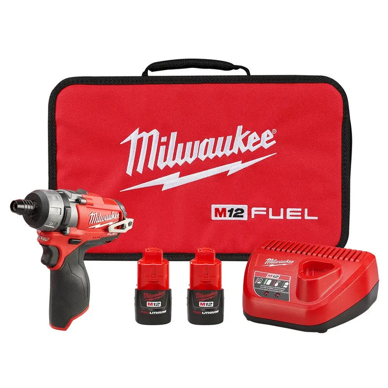 M12 FUEL .25 HEX 2-SPD SCREWDRIVER KIT