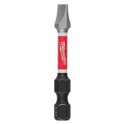 Milwaukee SHOCKWAVE 2 in. Impact Slotted 9/32 in. Power Bits (25 Pack)