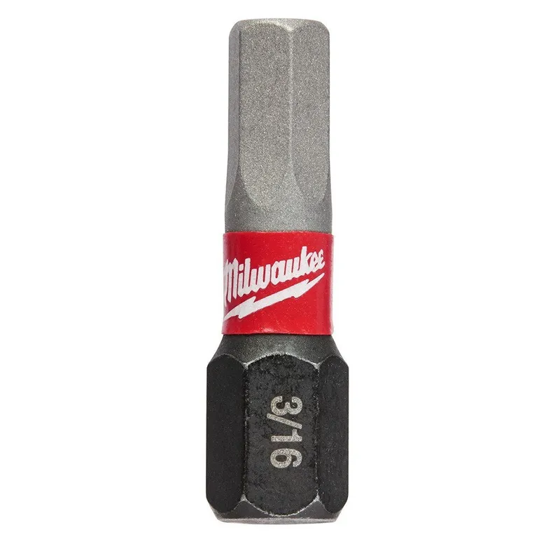 Milwaukee SHOCKWAVE Impact Hex 3/16 in. Insert Bit