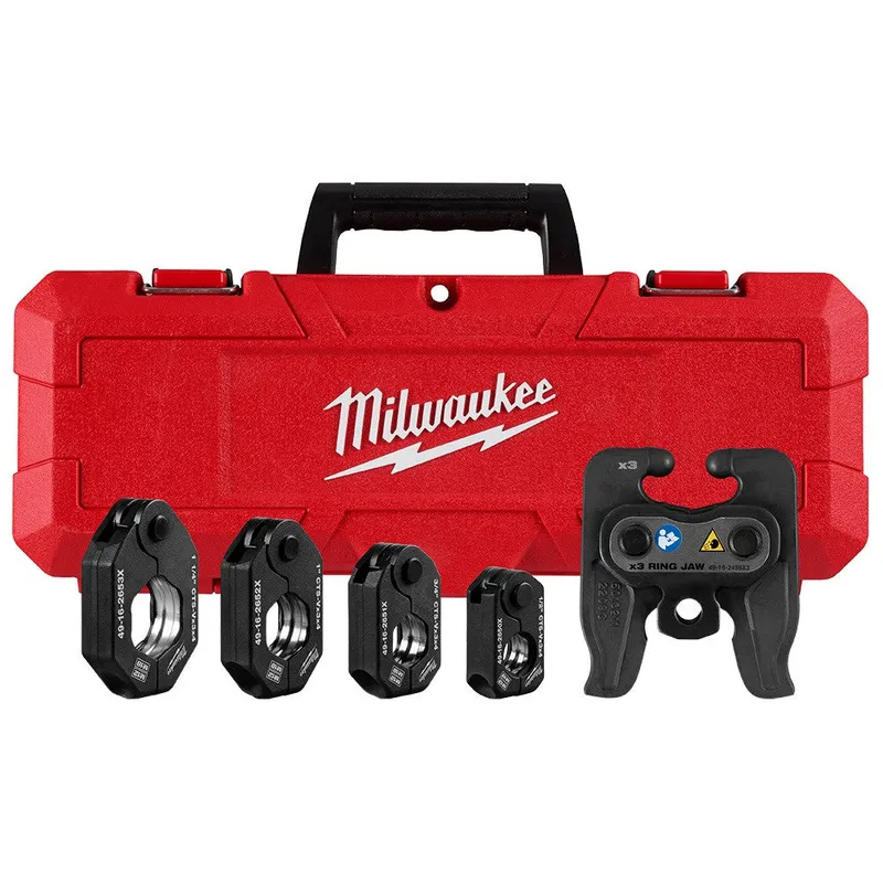 Milwaukee 1/2" - 1-1/4" CTS-V Pivoting Press Ring Kit for M12 FORCE LOGIC Press Tool