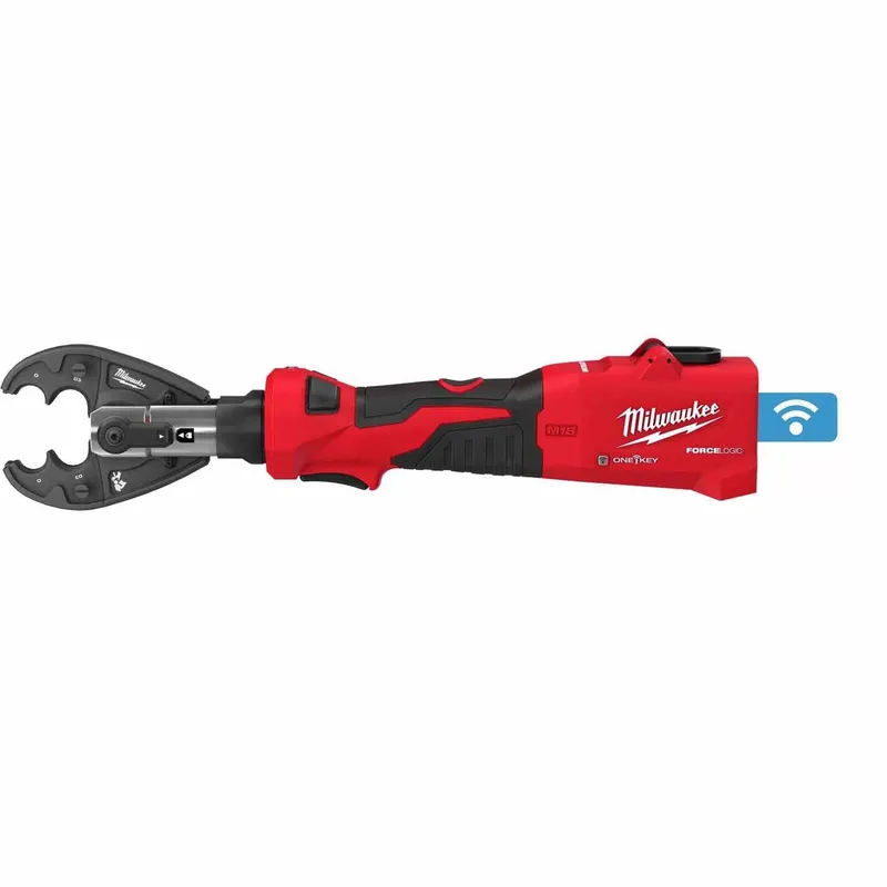 Milwaukee M18 FORCE LOGIC 6T Linear Utility Crimper w/ Snub Nose Jaw