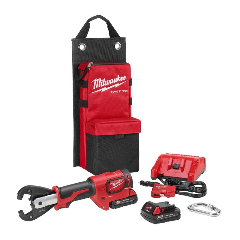 Milwaukee M18 Force Logic 6T Utility Crimping Kit With Kearney Grooves