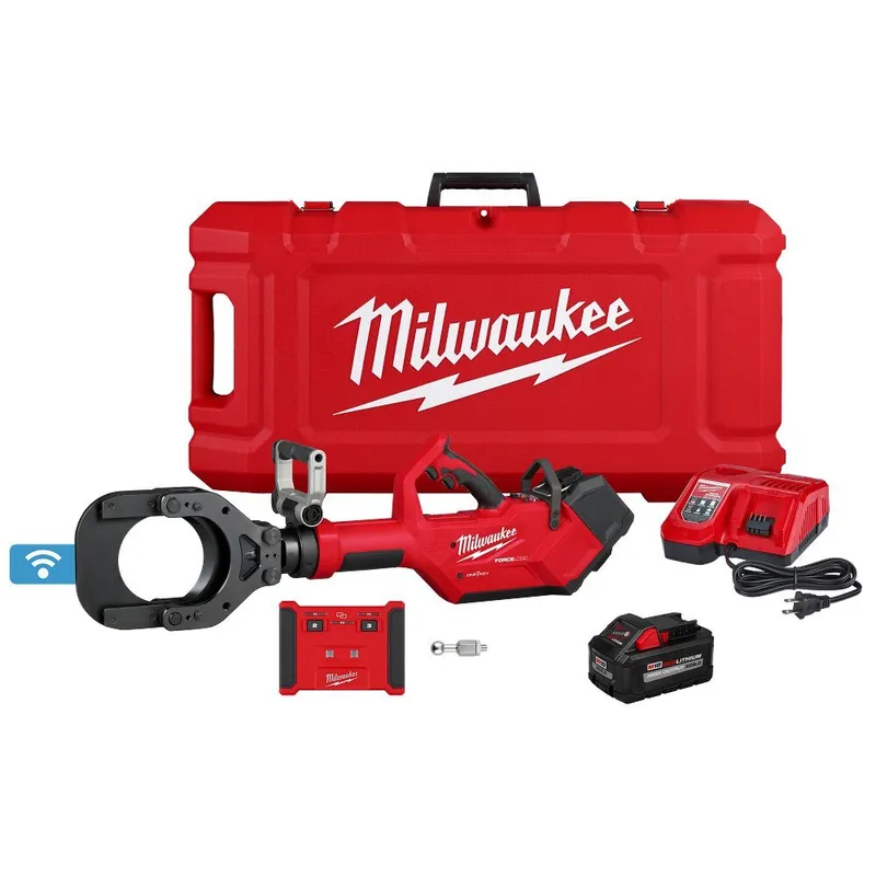 Milwaukee M18 FORCE LOGIC 5" Underground Cable Cutter w/ Wireless Remote