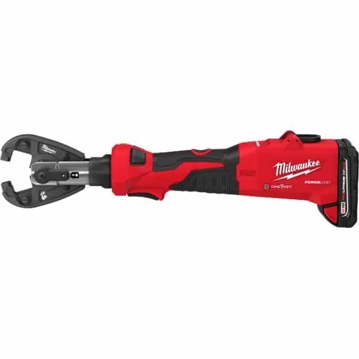 Milwaukee M18 FORCE LOGIC 6T Linear Utility Crimper Kit w/ Kearney Jaw