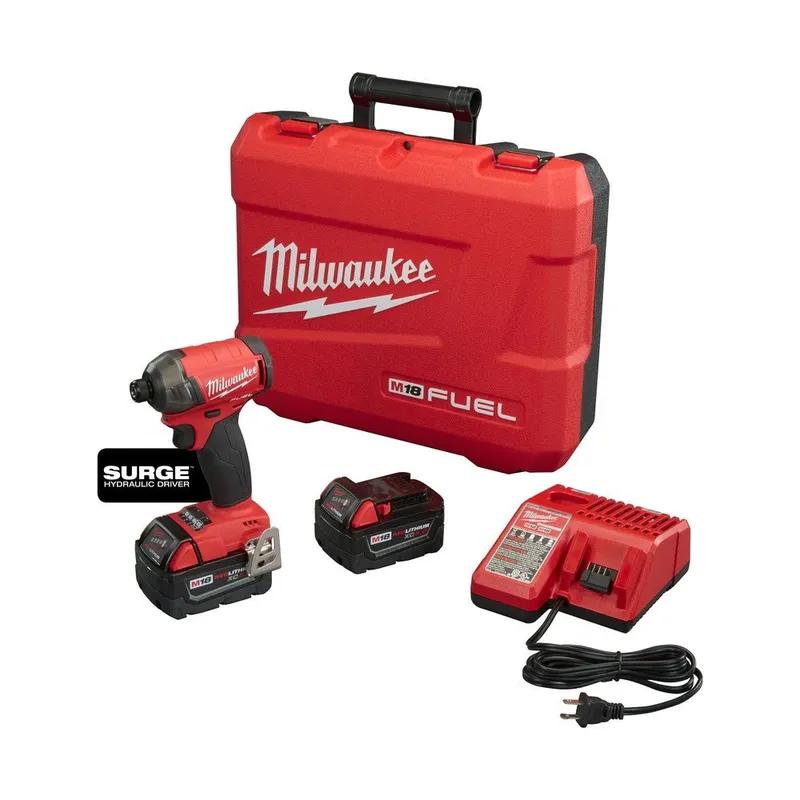 Milwaukee M18 FUEL SURGE 1/4" Hex Hydraulic Driver Kit