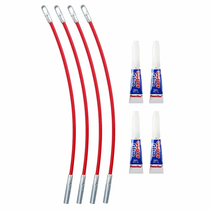 Milwaukee 4PK Polyester Fish Tape Replacement Flexible Metal Leader