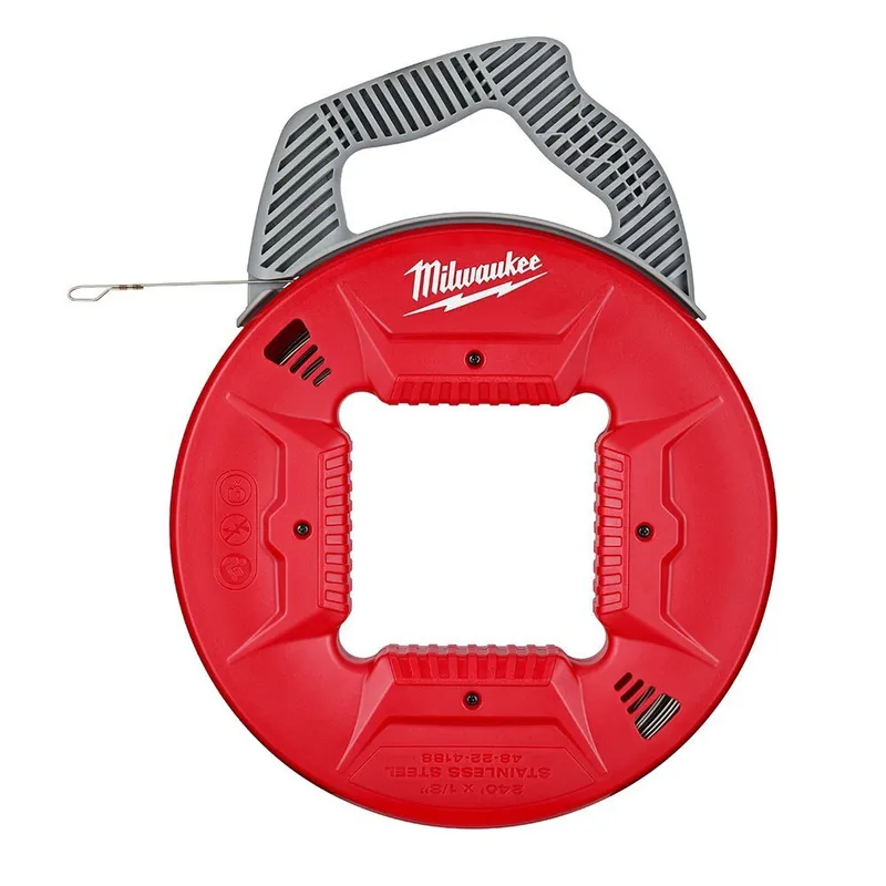 Milwaukee 240 ft. x 1/8 in. Stainless Steel Fish Tape