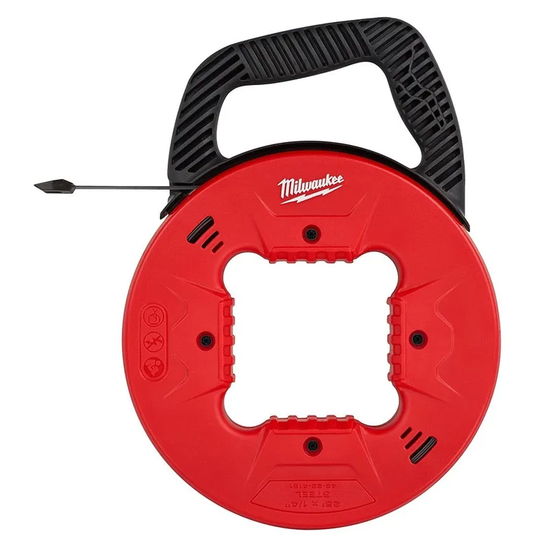 Milwaukee 25' 1/4" Steel Fish Tape w/ Low Profile Tip