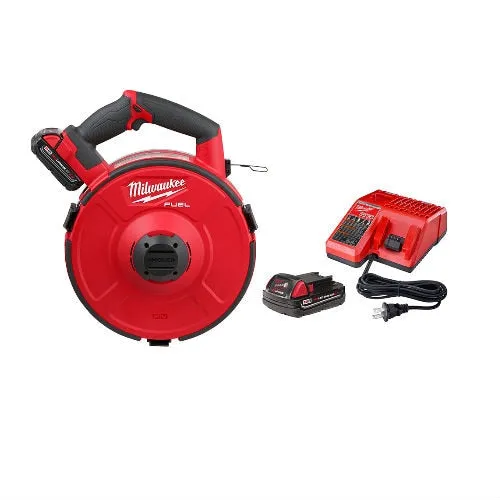 Milwaukee M18 FUEL Angler 120' Steel Pulling Fish Tape Kit