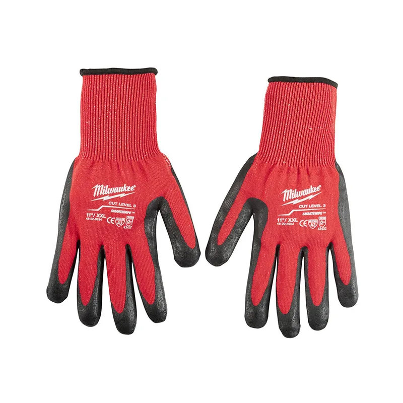 Milwaukee 12PK Cut 3 Dipped Gloves – XXL [A3]