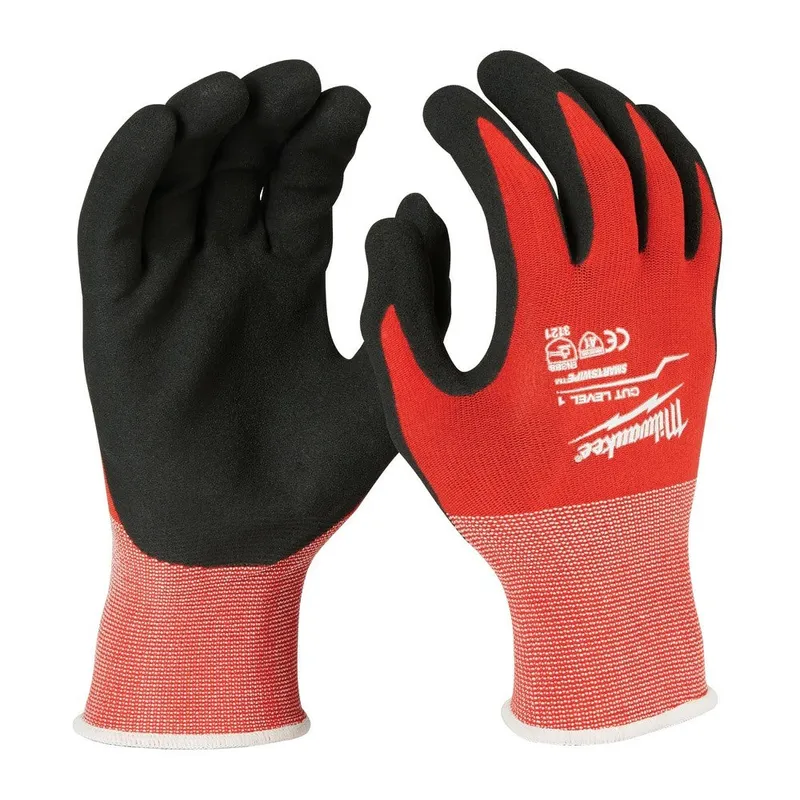 CUT 1 NITRILE GLOVES M