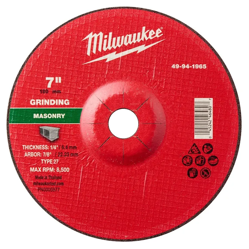 Milwaukee Grinding Wheels