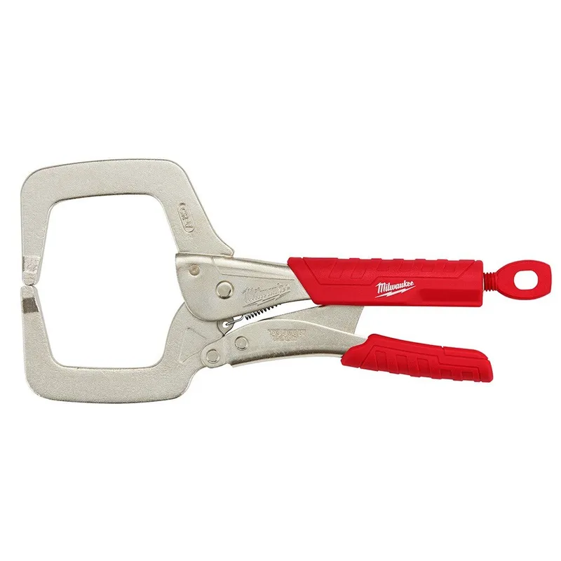 Milwaukee 11" LOCKING CLAMP WITH REGULAR JAWS AND DURABLE GRIP