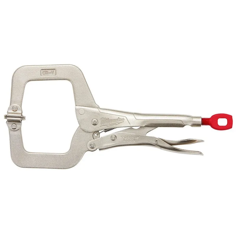 Milwaukee 11" TORQUE LOCK LOCKING C-CLAMP WITH SWIVEL JAWS