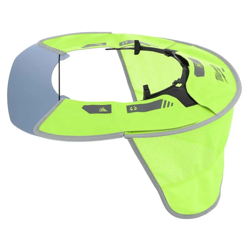 Milwaukee BOLT Sun Visor with Sunshade - 360 Degree UV Protection