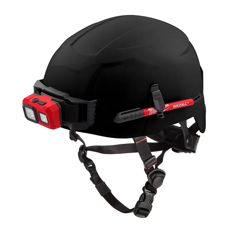 Milwaukee BOLT Black Safety Helmet (USA) - Type 2, Class E, Non-Vented
