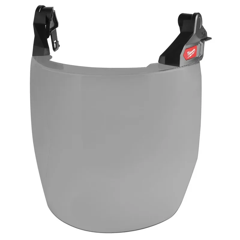Milwaukee BOLT Full Face Shield - Gray Dual Coat Lens (Compatible with Milwaukee Safety Helmet [No Brim])