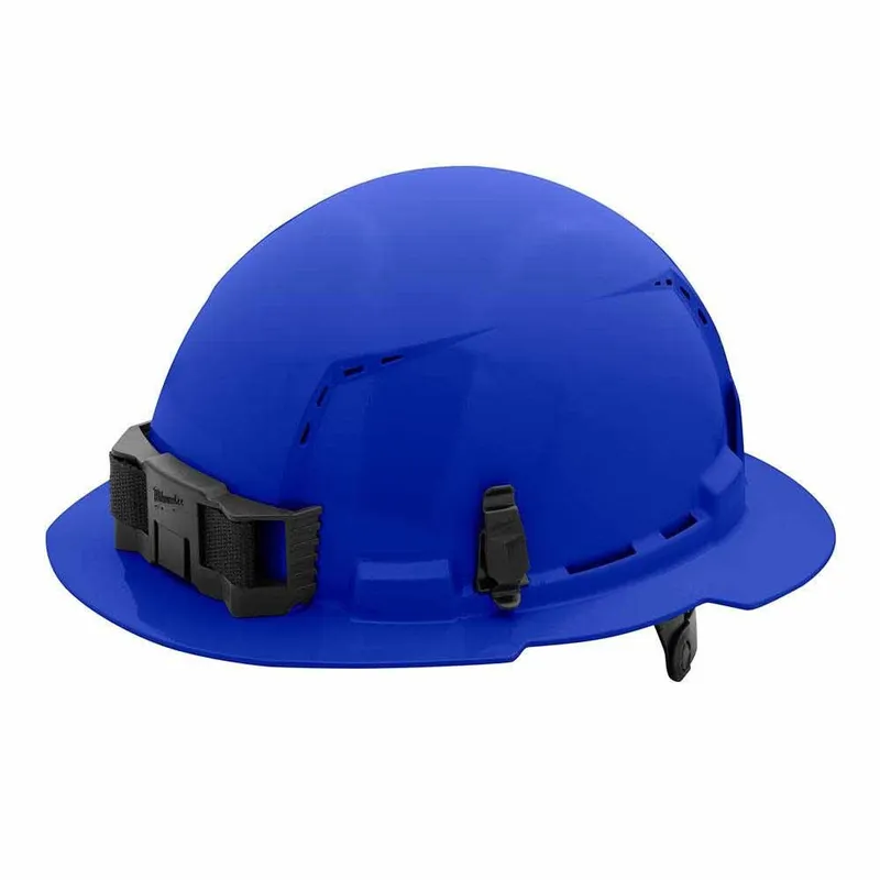 Milwaukee Blue Full Brim Vented Hard Hat with 6PT Ratcheting Suspension – Type 1 Class C