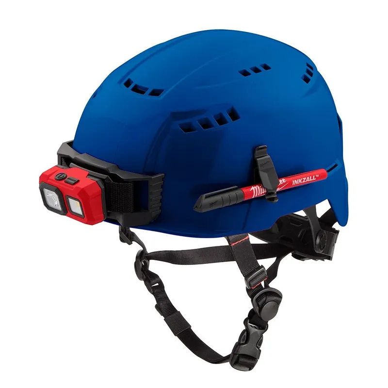Milwaukee BOLT Blue Safety Helmet (USA) - Type 2, Class C, Vented