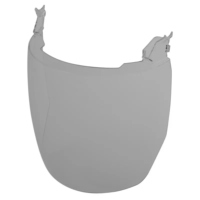 Milwaukee 10pk Gray Face Shield Replacement Lenses (No-brim Helmet Only Mount)