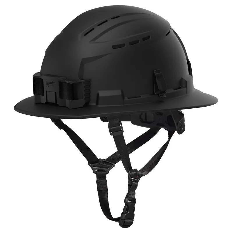 Milwaukee BOLT Black Full Brim Vented Safety Helmet – Type 2, Class C