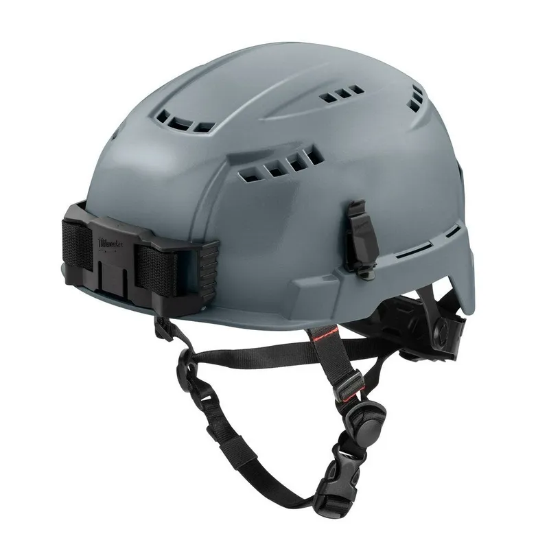 Milwaukee BOLT Gray Safety Helmet (USA) - Type 2, Class C, Vented