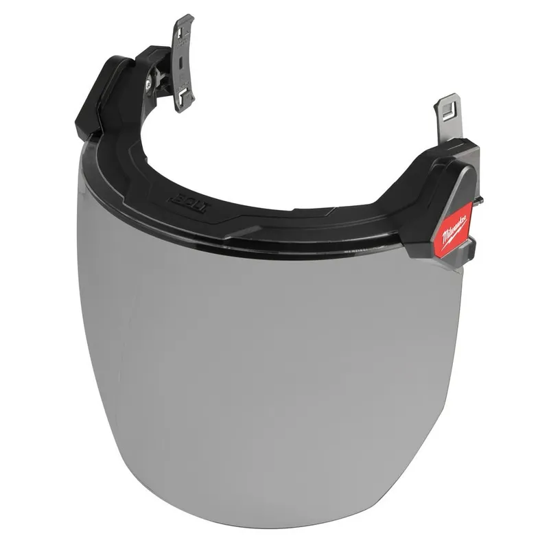 Milwaukee BOLT Full Face Shield - Gray Dual Coat Lens (Compatible with Milwaukee Safety Helmets & Hard Hats)