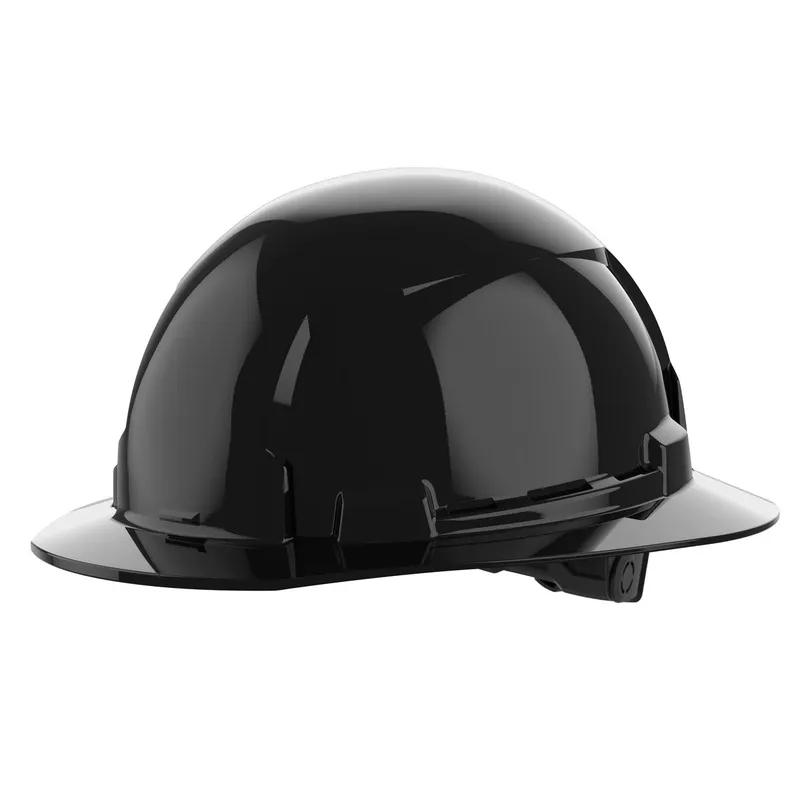 Milwaukee Black Full Brim Hard Hat with 6PT Ratcheting Suspension – Type 1 Class E
