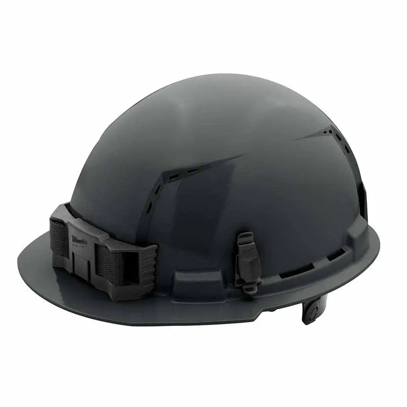 Milwaukee Gray Front Brim Vented Hard Hat with 6PT Ratcheting Suspension – Type 1 Class C