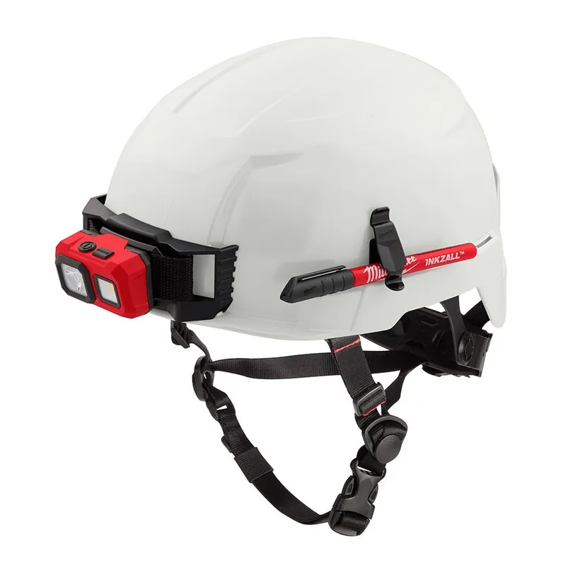 Milwaukee BOLT White Safety Helmet (USA) - Type 2, Class E, Non-Vented