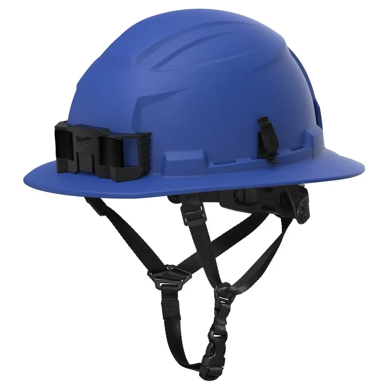 Milwaukee BOLT Blue Full Brim Safety Helmet – Type 2, Class E