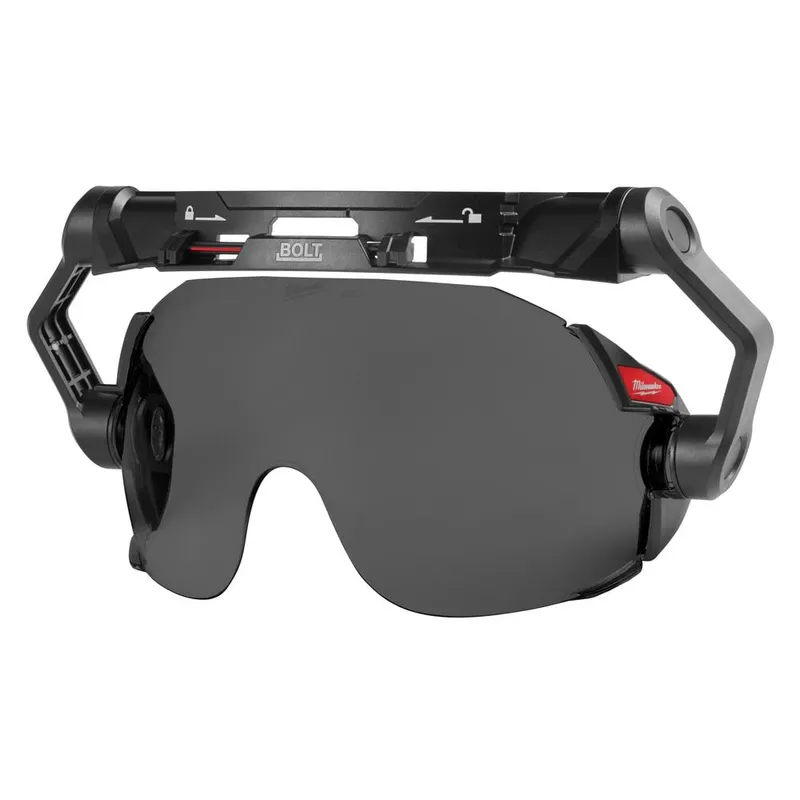 Milwaukee BOLT Eye Visor - Tinted Dual Coat Lens (Compatible with Milwaukee Safety Helmets & Hard Hats)