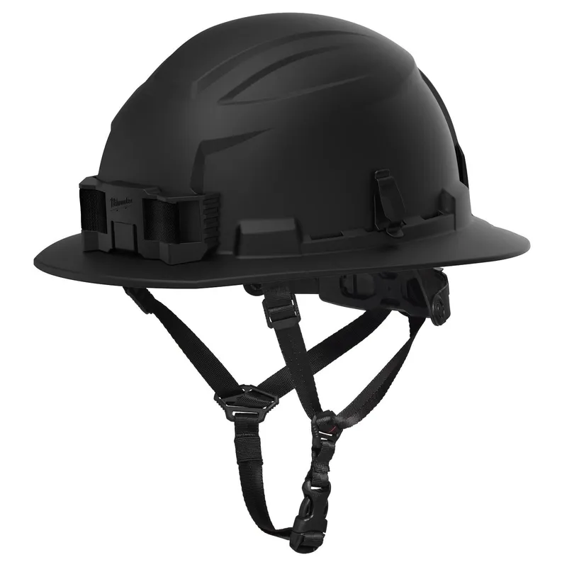 Milwaukee BOLT Black Full Brim Safety Helmet – Type 2, Class E