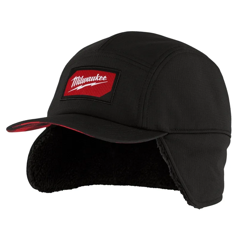 Milwaukee Sherpa-Lined Windproof Water-Resistant Hat Black Small/Medium