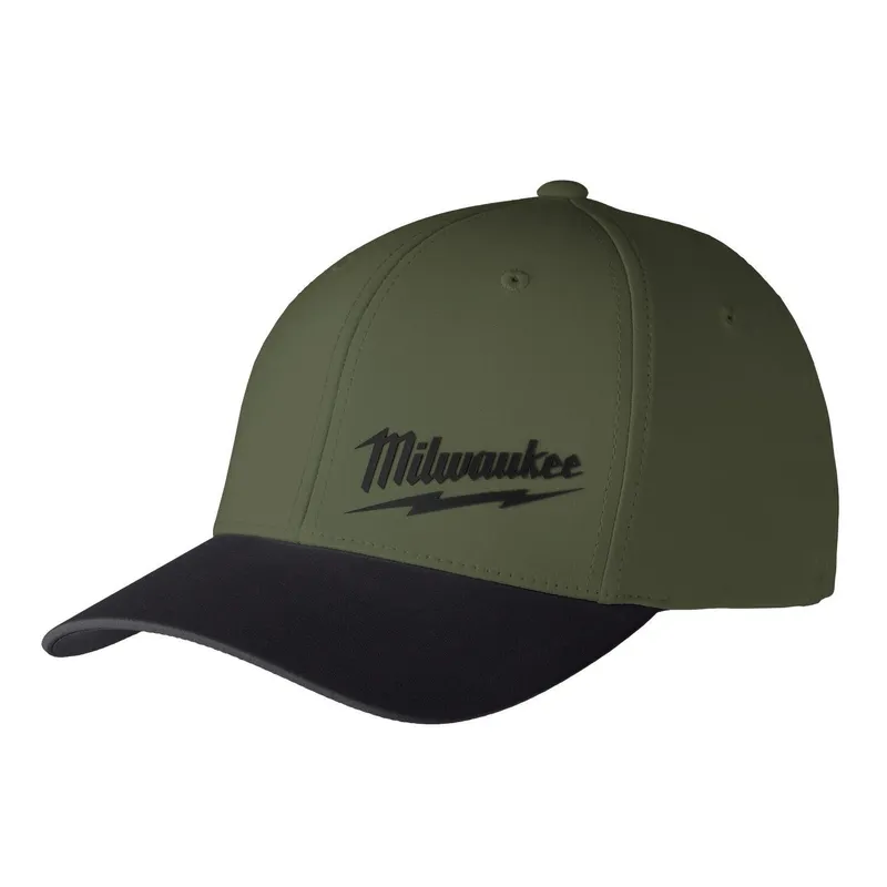 Milwaukee WORKSKIN Performance Fitted Hat Moisture Wicking UPF 50 Green LXL (1 Hat)