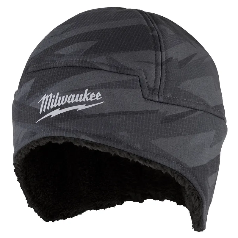 Milwaukee Sherpa-Lined Beanie Windproof Water-Resistant Camo L/XL