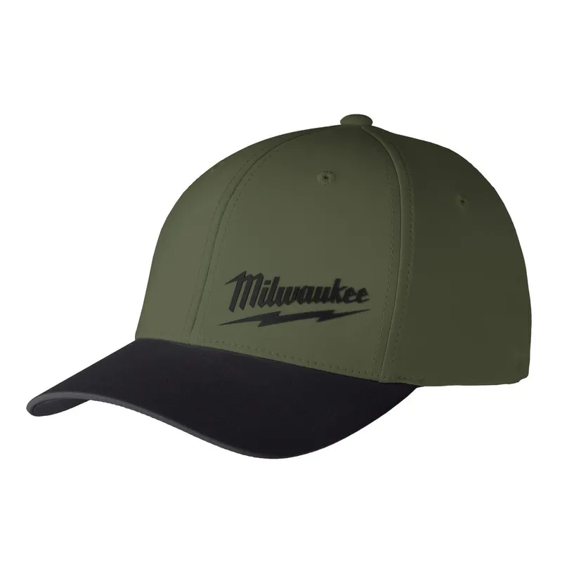 Milwaukee WORKSKIN Moisture Wicking Performance Fitted Hat Gray Small (1 Hat)