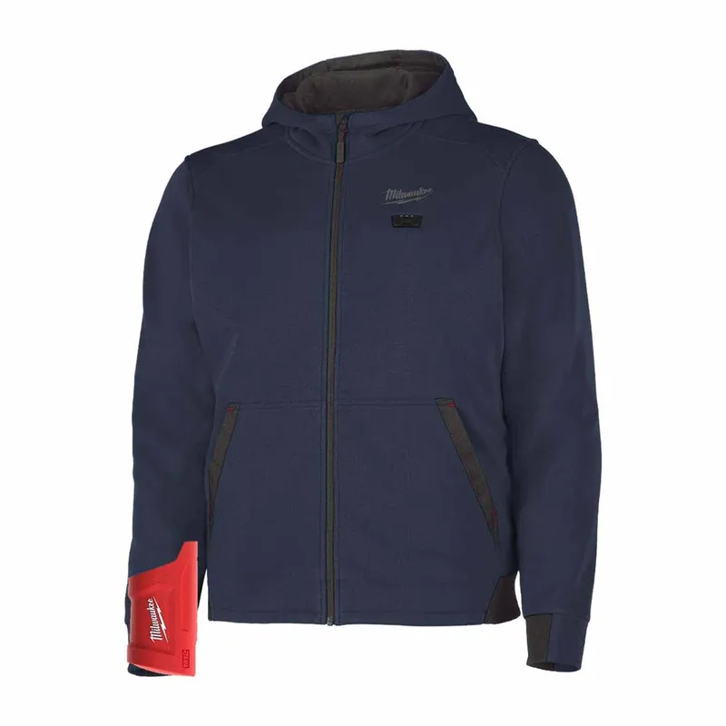 Milwaukee M12 Heated Hoodie Only - Blue – L