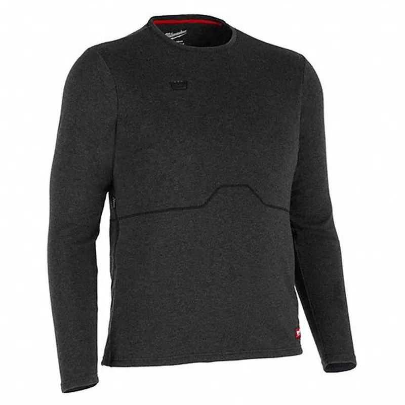 Milwaukee Heated Merino Wool Crew Neck Baselayer with HEXON Heat Technology and 2 Heat Zones – 2X