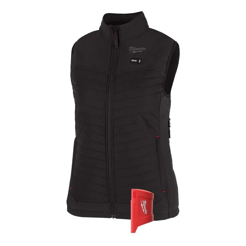 Milwaukee M12 Women's Black Axis Vest Only – L