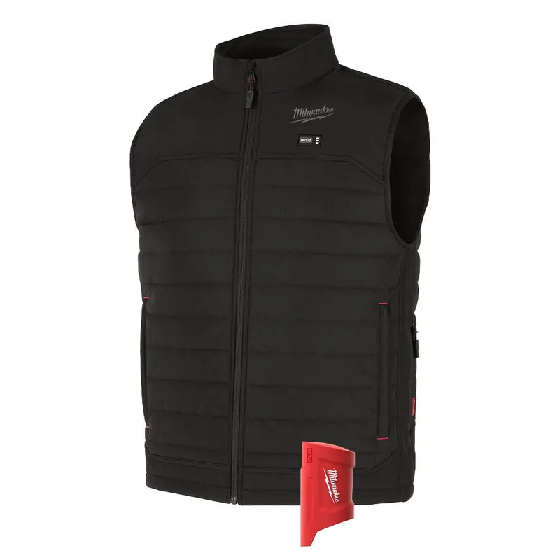 Milwaukee M12 Heated Black Axis Vest Only – 3X