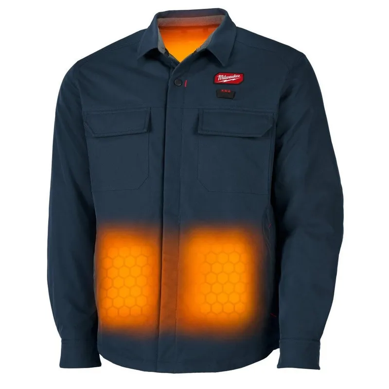 Milwaukee M12 Shirt Jacket Navy – 3X