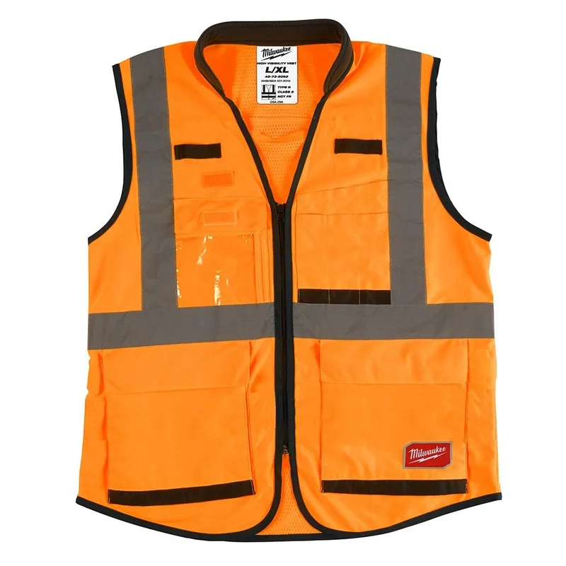 Milwaukee High Visibility Orange Performance Safety Vest - S/M (CSA)